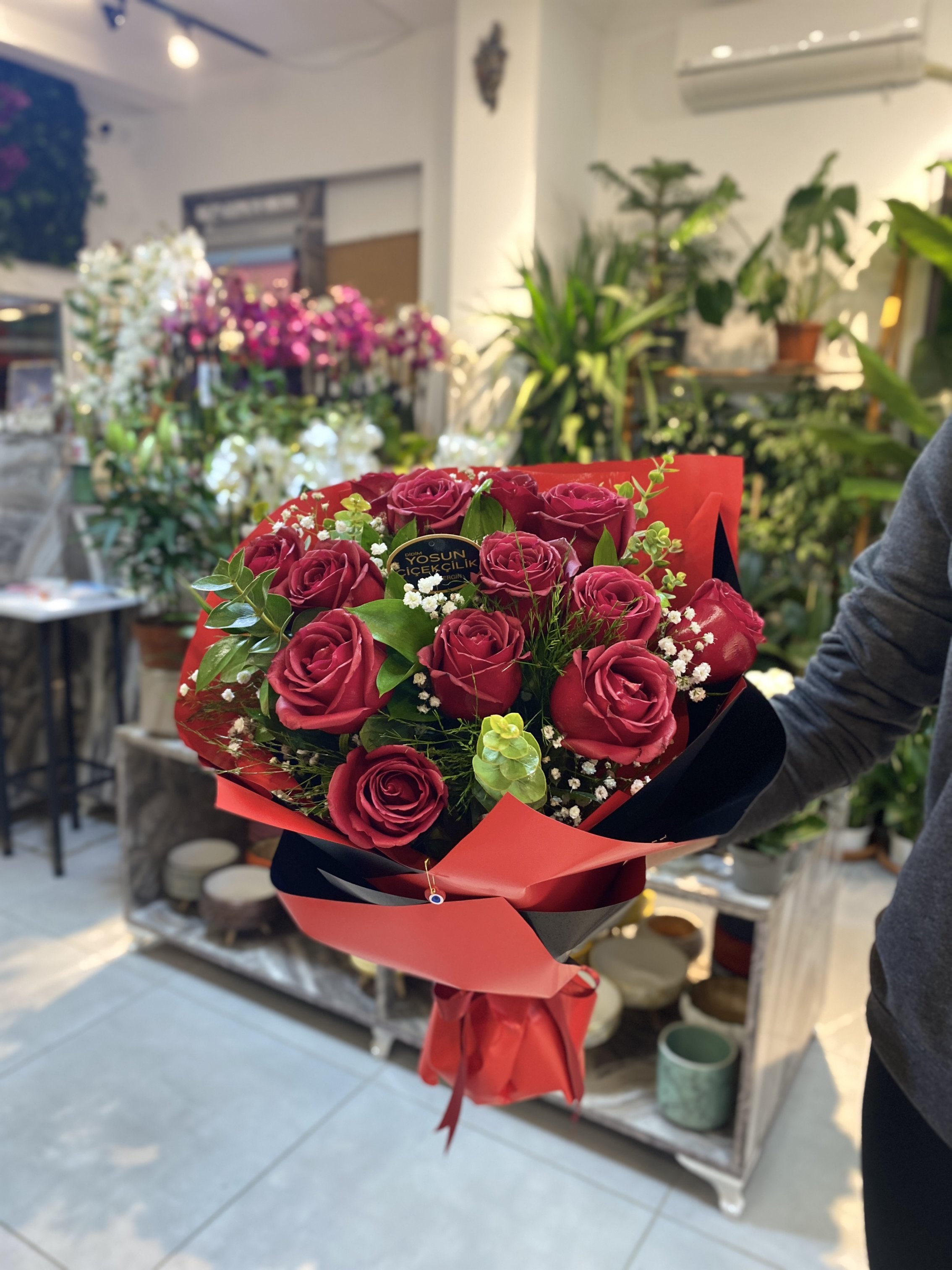 13'Lü Kırmızı Gül Buketi