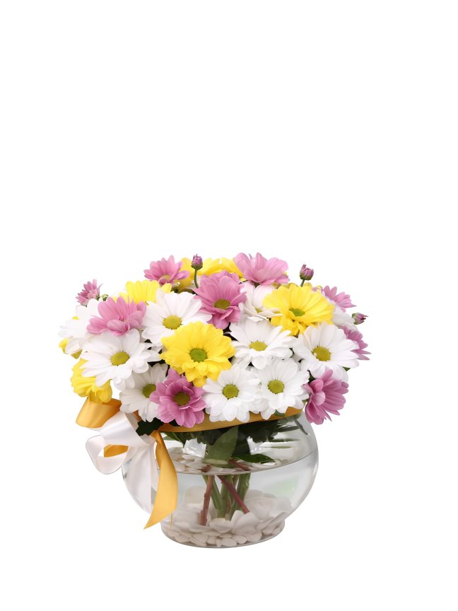 Renkli Papatya Küresi 