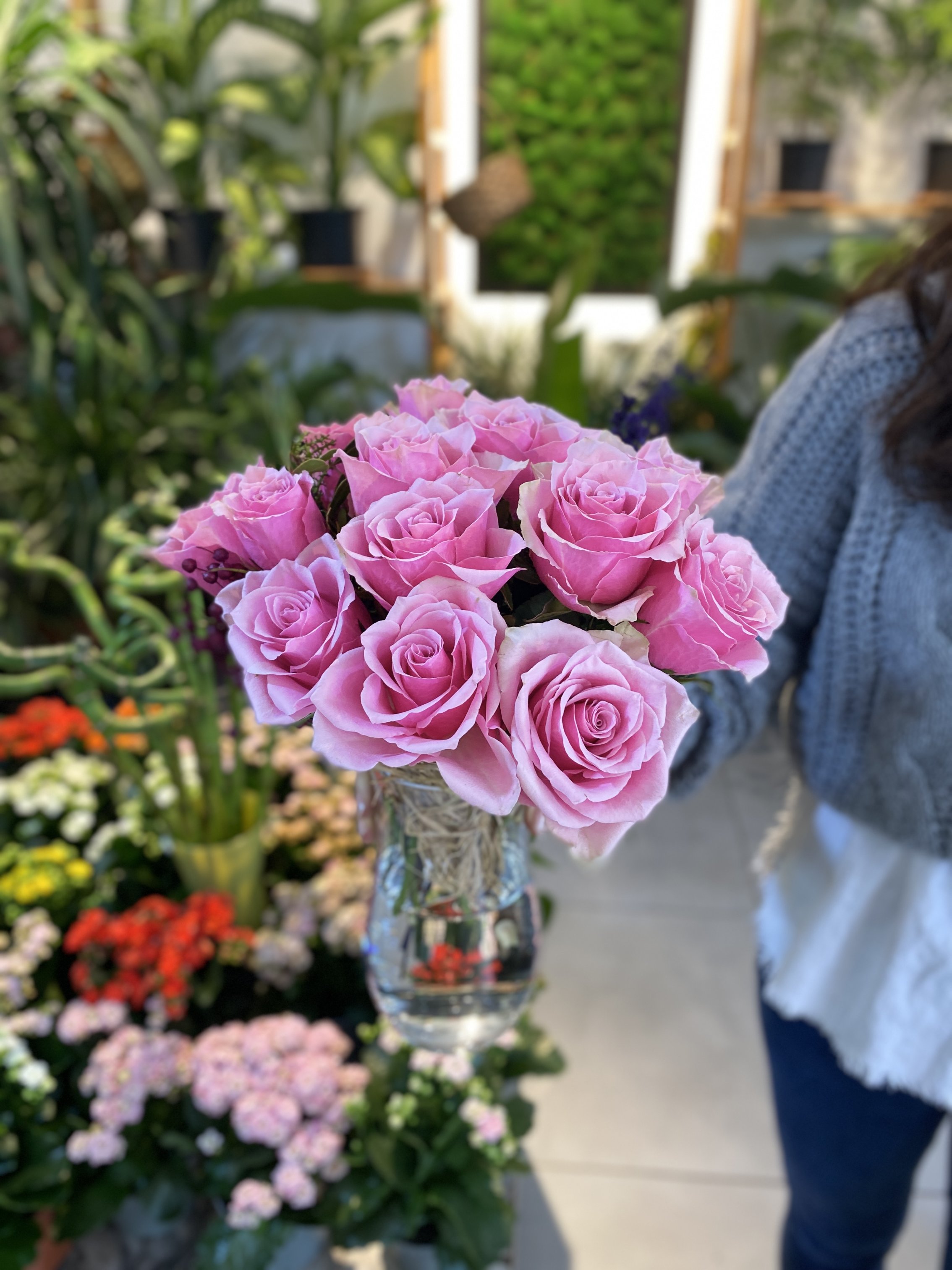 Vazoda 13'Lü Pembe Gül